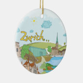 チューリッヒ セラミックオーナメント (右)