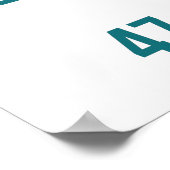 チューリッヒ・ミニマリストの街の地図，チューリッヒDIYの街の地図 ポスター (角)