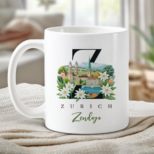 チューリッヒ モノグラム Z 名入れギフト コーヒーマグカップ