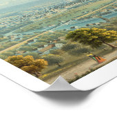 チューリッヒ、c.1840の表示(w/c) ポスター (角)