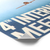 チューリッヒINT.航空ミートヴィンテージ飛行機ポスター ポスター (角)