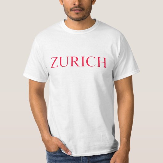 チューリッヒTシャツ Tシャツ (正面)