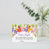 チューリップおむつラッフルチケット プレイスカード (スタンド正面)