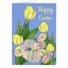 チューリップおよびイースターエッグ