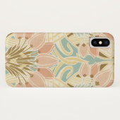 チューリップかわいらしアールヌーボー花柄 Case-Mate iPhoneケース (裏面(横))