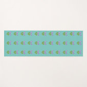 チューリップが成長 ヨガマット (正面(横))