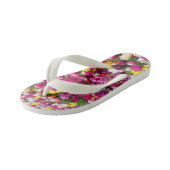 チューリップでいっぱいの畑 キッズビーチサンダル (アングル)