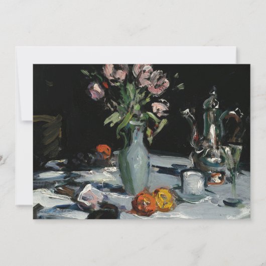 チューリップとコーヒーポット | サミュエル・ジョン・ペプレ (正面)