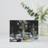 チューリップとコーヒーポット | サミュエル・ジョン・ペプレ ポストカード (スタンド正面)