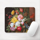 チューリップとスミレのバラの静かな生き方 マウスパッド (マウス)