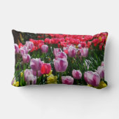 チューリップとダフォジル ランバークッション (裏面)