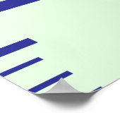 チューリップとデイジー成長図 ポスター (角)