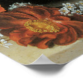 チューリップとバラフローラ配置ポスター ポスター (角)