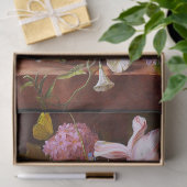 チューリップとヒヤシンスのバラの花の静止ライフ 薄葉紙 (ギフト)