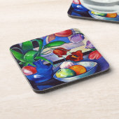 チューリップとフルーツコースターセット6 コースター (左側)