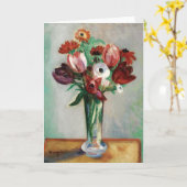 チューリップとランヌカルス | アンリマンギン カード (黄色い花)