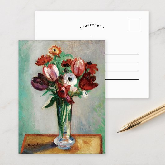 チューリップとランヌカルス | アンリマンギン ポストカード