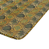 チューリップとリリー模様（William Morris著） カッティングボード (角)