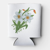 チューリップと水仙の花のクーラーパック 缶クーラー (正面)
