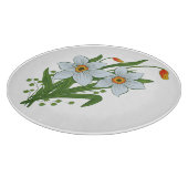 チューリップと水仙の花 カッティングボード (角)
