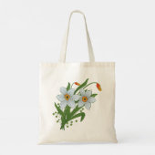 チューリップと水仙の花 トートバッグ (裏面)