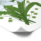 チューリップと水仙の花 ポスター (角)