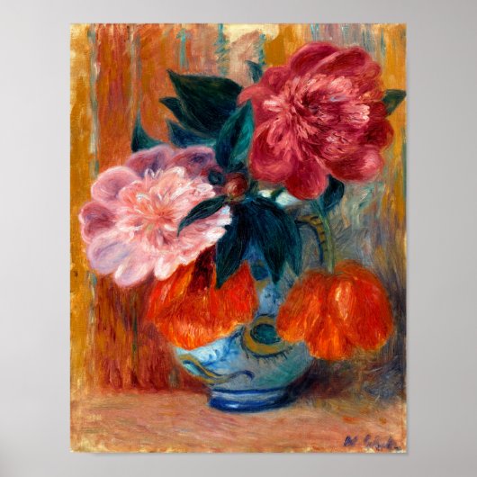 チューリップと牡丹の投げ投手 ポスター (正面)