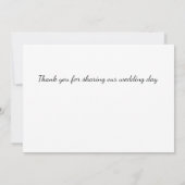 チューリップと蝶のサンキューカード サンキューカード (裏面)