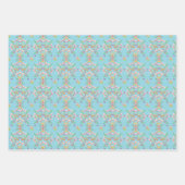 チューリップと野生の花切り ラッピングペーパーシート (正面3)