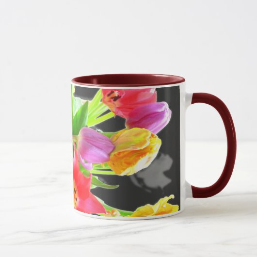 チューリップによってはマグが開花します マグカップ (右)