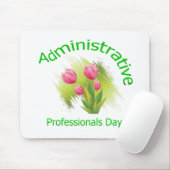 チューリップによっては管理上のプロフェッショナル日が開花します マウスパッド (マウス)