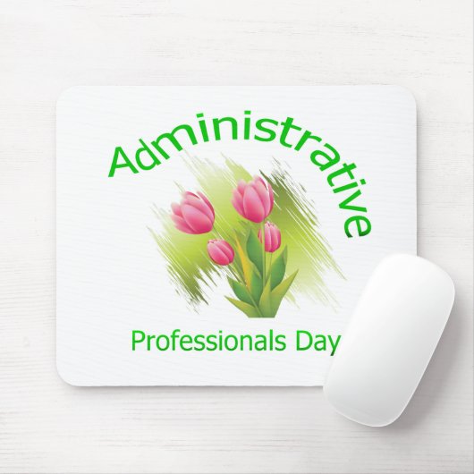 チューリップによっては管理上のプロフェッショナル日が開花します マウスパッド (マウス)