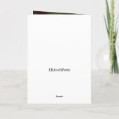 チューリップのイースターカード サンキューカード (裏面)