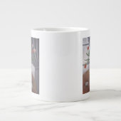 チューリップのカーテンは2002年をすくいます ジャンボコーヒーマグカップ (正面)