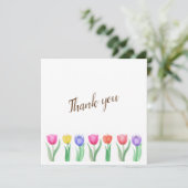 チューリップのサンキューカード サンキューカード (スタンド正面)