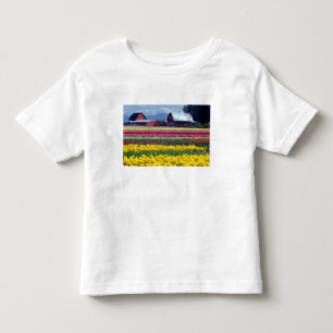 チューリップのディスプレイフィールド トドラーTシャツ