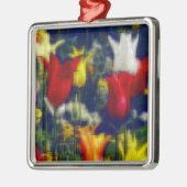 チューリップのデジタル効果スタイル"impression" メタルオーナメント (左)