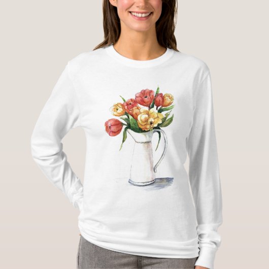 チューリップのトレーナー Tシャツ (正面)