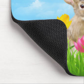 チューリップのバニー マウスパッド (コーナー)