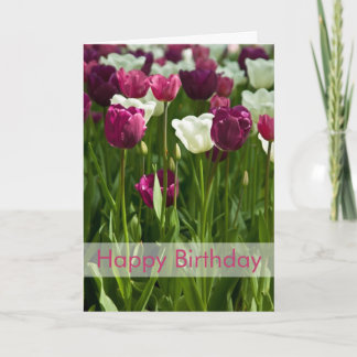 チューリップのバースデー・カード| Geburtstagskarte Tulpen カード