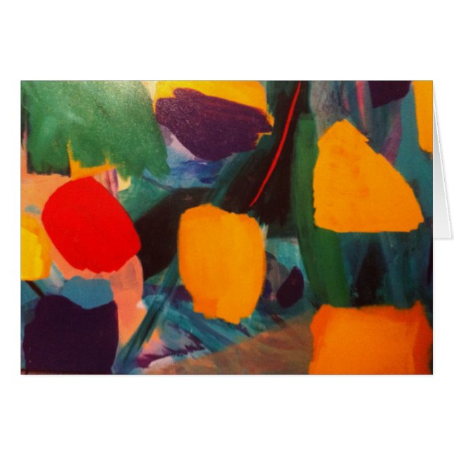 チューリップのフェスティバルカード (正面横)