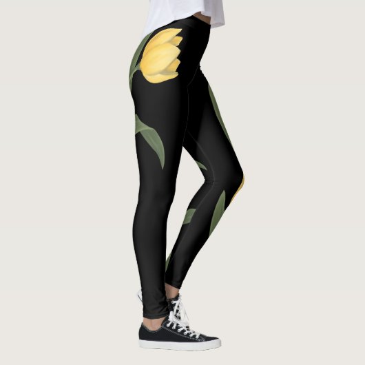 チューリップのレギンスのイースターチューリップの芸術によってはズボンが開花します レギンス (右)