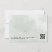 チューリップのロゴタイプの結婚式の出欠 出欠カード (裏面)