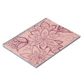 チューリップの入れ墨のノート(上がりました) ノートブック (左側)