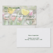 チューリップの名刺 名刺 (正面/裏面)