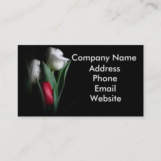 チューリップの名刺 名刺 (正面)