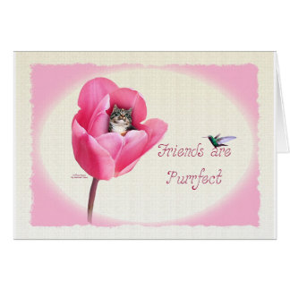 チューリップの子ネコ