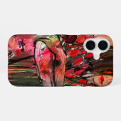 チューリップの少女 iPhone 16ケース (裏面横)