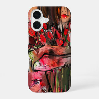 チューリップの少女 iPhone 16ケース