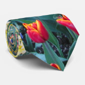 チューリップの庭 ネクタイ (ロール)